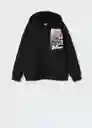 Sudadera Marvel Negro Talla 10 Niños Mango