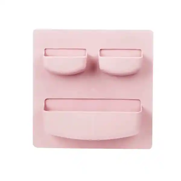 Organizador Plástico de Almacenamiento Con Pared Rosa Miniso
