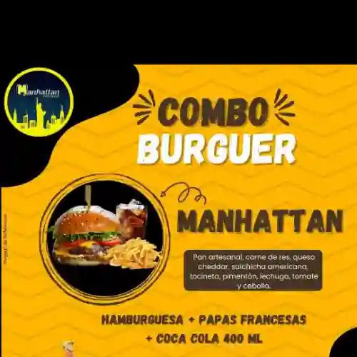 Combo Hamburguesa Manhattan