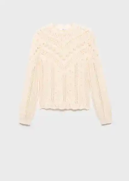 Jersey Espina Crudo Talla S Mujer Mango