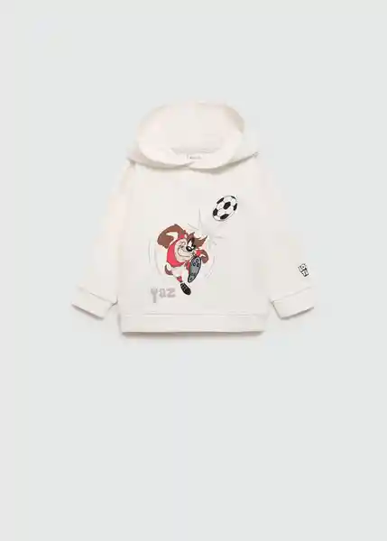 Sudadera Socclt Offwhite Talla 72 Niños Mango