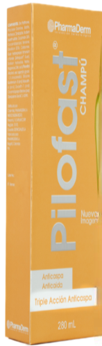 Pilofast Shampoo Triple Acción Anticaspa Anticaída 280 ml