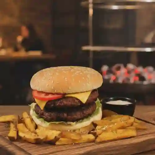 Hamburguesa Doble Carne Artesanal
