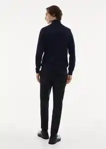 Buzo Jersey Willyt Navy Talla L Hombre Mango