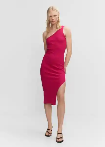 Vestido Asim Fucsia Talla 24 Mujer Mango