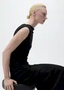 Vestido Juli Negro Talla XS Mujer Mango