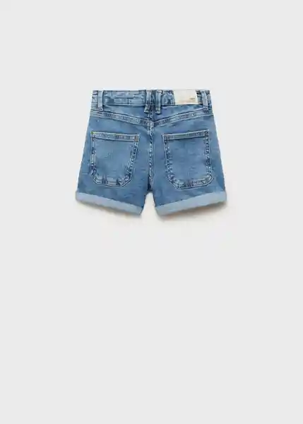 Short Chip Tejano Medio Talla 13 Niñas Mango