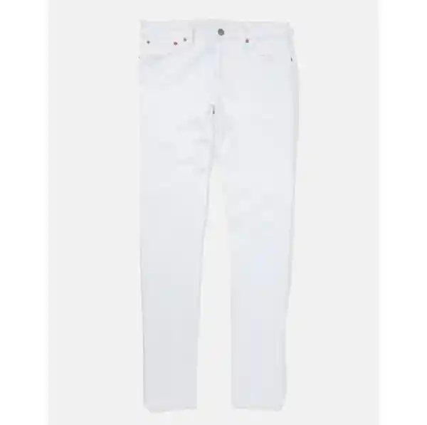 Jean Slim Hombre Blanco Talla 32 x 30 American Eagle