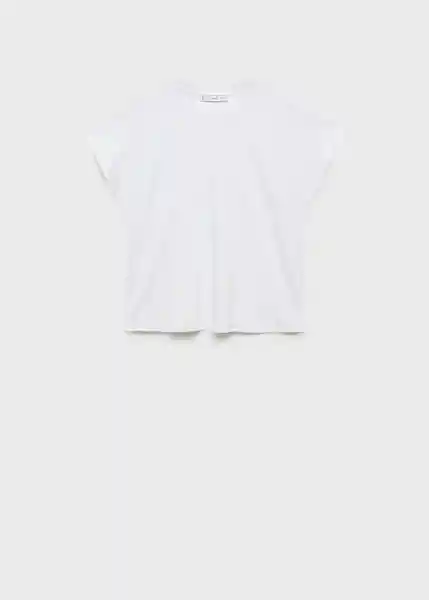 Camiseta Sevilla Blanco Talla S Mujer Mango