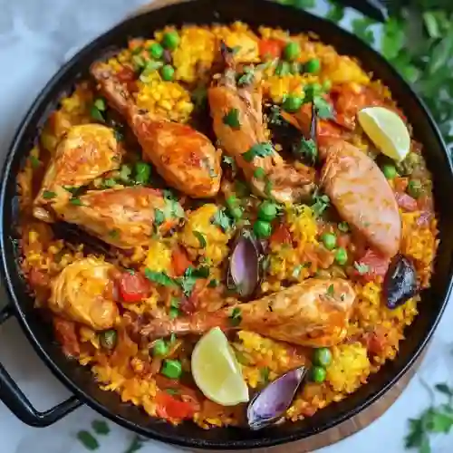 Paella Mar y Tierra