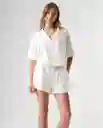 Camisa Mujer Crudo Talla S 612G007_CRU110606