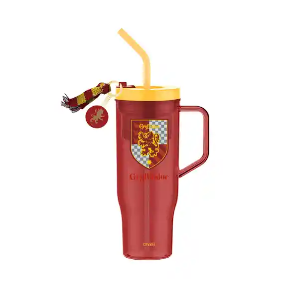 Botella de Con Pitillo Serie Harry Potter Roja 1250 mL Miniso