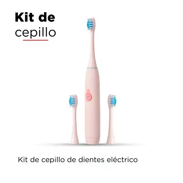 Cepillo de Dientes Eléctrico Rosa Miniso