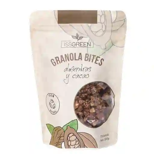 Issgreen Granola Bites Almendra y Cacao