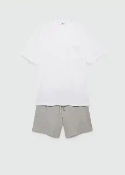 Pijama Sleepwhy Blanco Talla L Hombre Mango