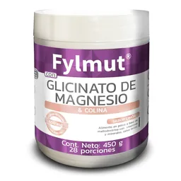 Fylmut Suplemento Dietético Glicinato de Magnesio Sabor Limón