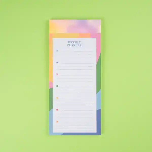 Bloc de Notas Serie Rainbow 50 Hojas Miniso