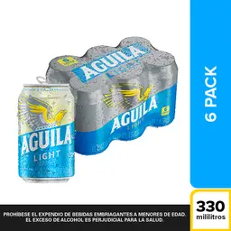 Aguila Light Cerveza Rubia Tipo Lager