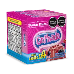 Gelatina Gelhada 4 Sabores Surt. x 35gr c/u