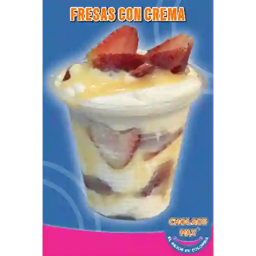 Fresas con Crema
