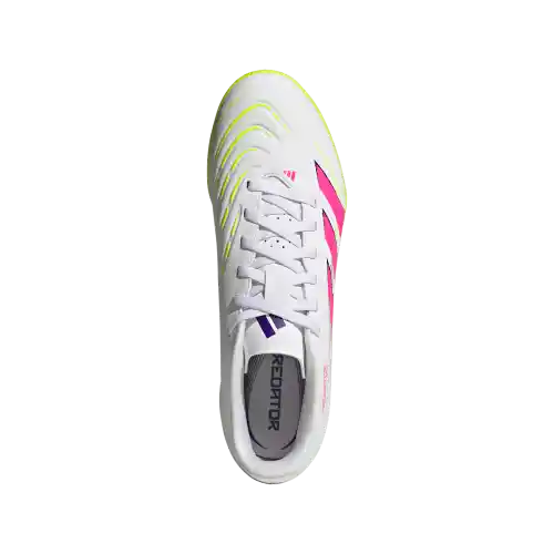 Adidas Guayos Predator Club Para Fútbol Unisex Blanco Talla 8