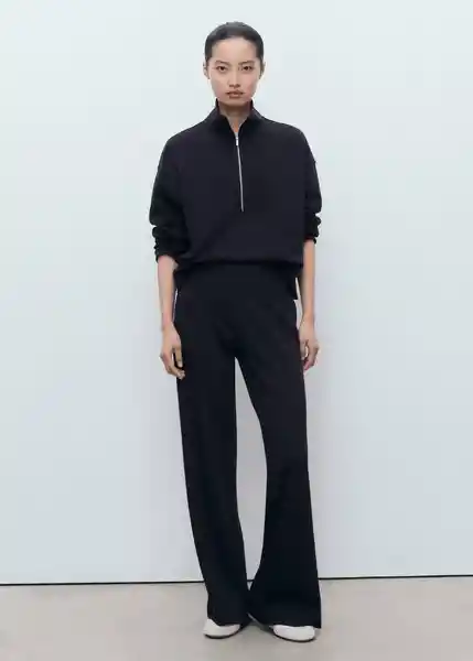 Buzo Sudadera Picol Navy Talla S Mujer Mango