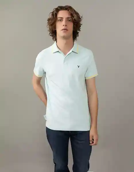 Polo Hombre Azul Talla X-Small American Eagle 11653656