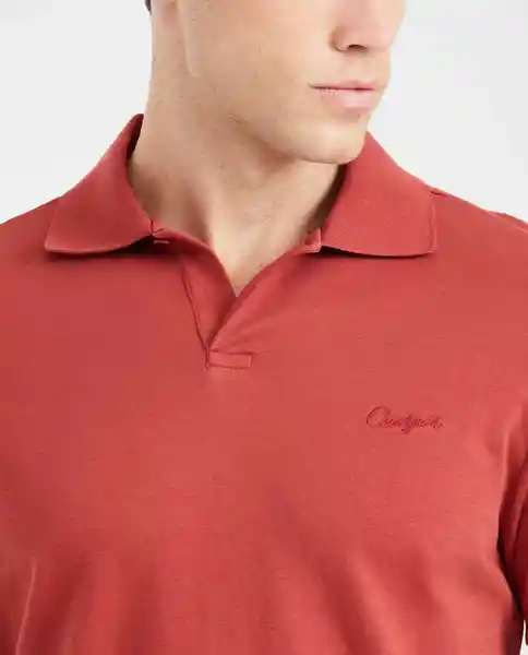 Camiseta Polo Smart in Jersey Rojo Granate Oscuro M Chevignon