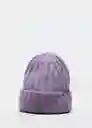 Gorro Rina Malva Talla 99 Mujer Mango