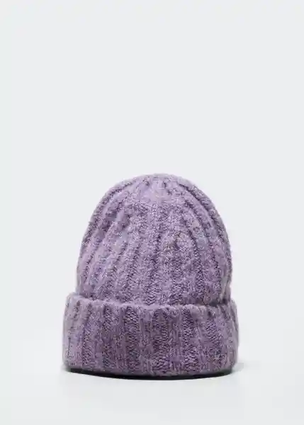 Gorro Rina Malva Talla 99 Mujer Mango