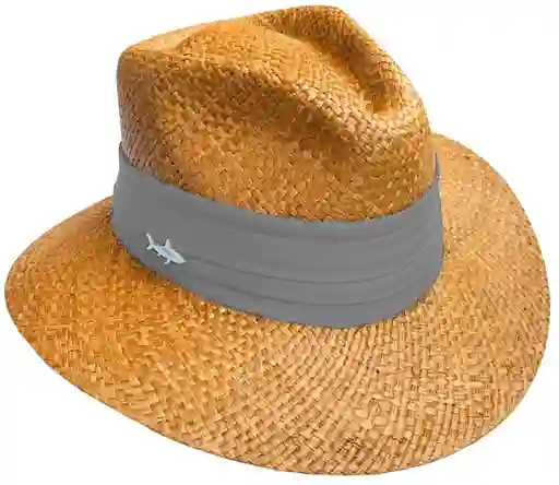 Sombrero Oscuro Cinta Ancha Gris Claro T. 7 Salvador Beachwear