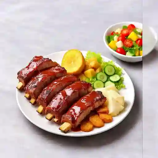 1/2 Costilla BBQ Asada