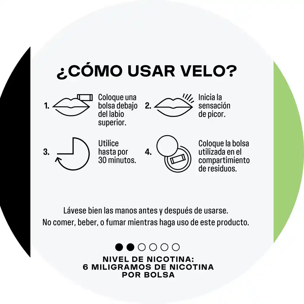 VELO Bolsas de Nicotina Mango Tropical 6MG