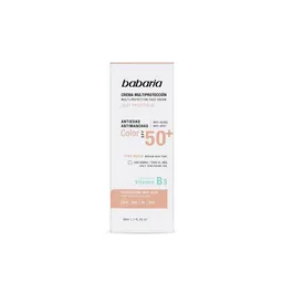 Babaria Crema Facial Multiprotección Solar Vit B3 Spf 50