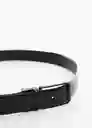 Cinturón Blacky Negro Talla 90 Hombre Mango