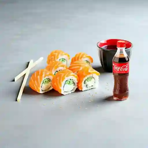Philadelphia Salmon Roll 8 Pz +Cocacola Org 400ml