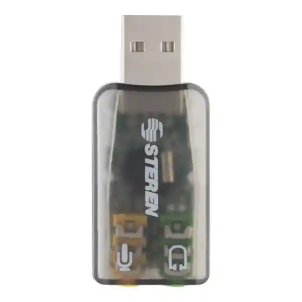 Steren Tarjeta de Audio Usb Externa