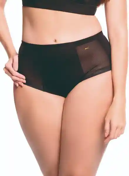 Laura Panty Alto Señorero Mujer Negro M