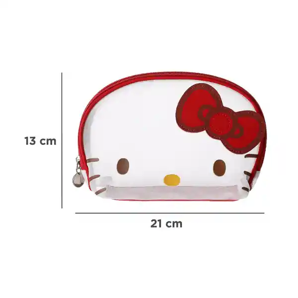 Bolsa Maquillaje Malla Circular Cinnamoroll Serie Sanrio Miniso