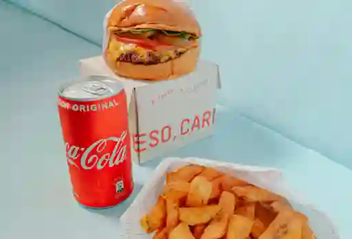Combo burger sencilla