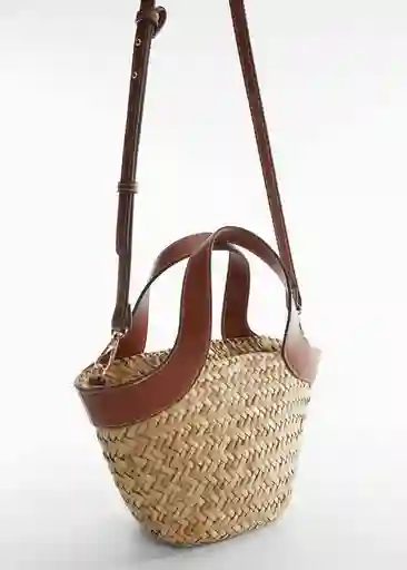 Bolso P Loop Cuero Talla 99 Mujer Mango