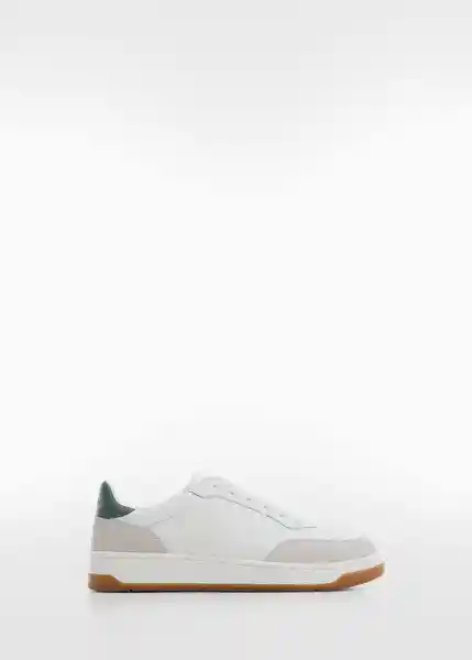 Zapatos Deportiva Maxim Blanco Talla 44 Hombre Mango
