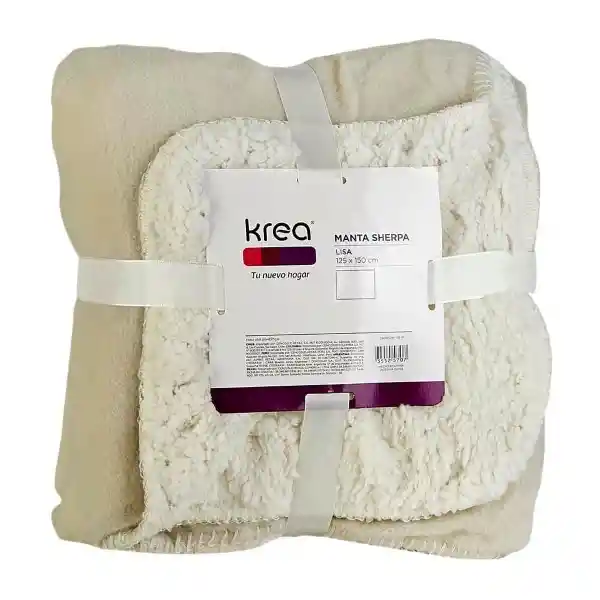 Krea Manta Sherpa Lisa Beige 125 x 150 cm