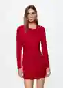 Vestido Marion Rojo Talla 24 Mujer Mango