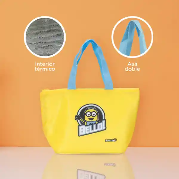 Lonchera Minions Bello Amarillo Miniso