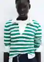 Camiseta Nut Verde Talla M Mujer Mango