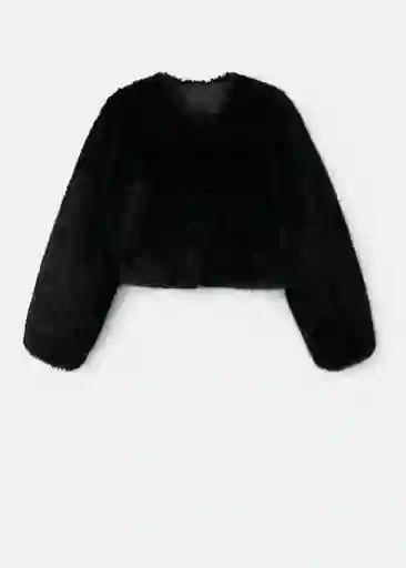 Chaqueta Boleta Negro Talla Xs Mujer Mango