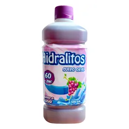Hidralitos Suero Oral Uva 60 + Zinc