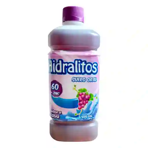 Hidralitos Suero Oral Uva 60 + Zinc