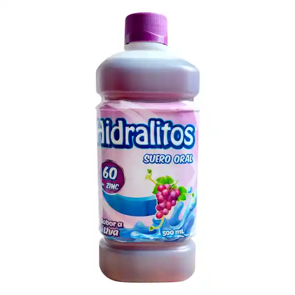 Hidralitos Suero Oral Uva 60 + Zinc